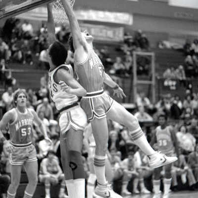 Saint Martin's vs. Lewis-Clark State College, Men's Basketball, 1981: Frame 21b