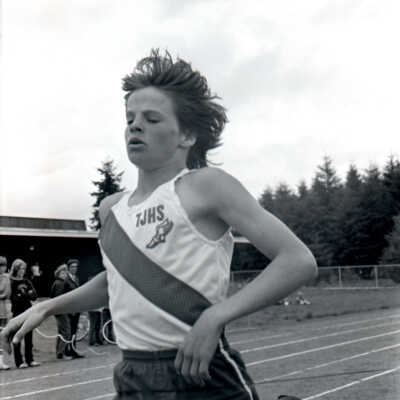 Middle School Track Meet, 1975: Frame 15b