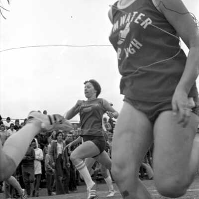 Middle School Track Meet, 1975: Frame 17b