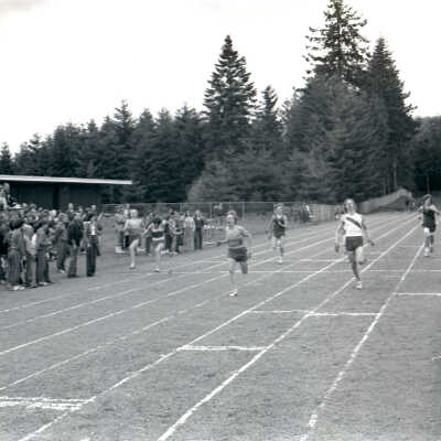 Middle School Track Meet, 1975: Frame 20b