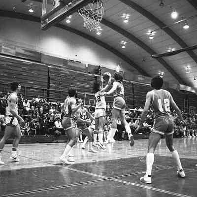 Saint Martin's University v. Alaska basketball game, Marcus Pavilion, St. Martin's University, Date unknown: Frame 38b
