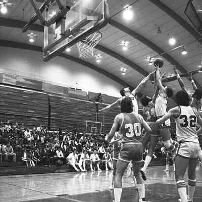 Saint Martin's University v. Alaska basketball game, Marcus Pavilion, St. Martin's University, Date unknown: Frame 40b