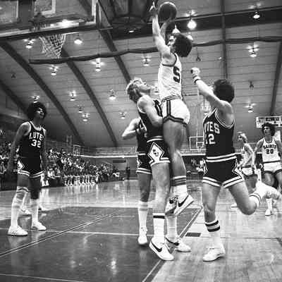 Saint Martin's University v. Pacific Lutheran University basketball game, Marcus Pavilion, St. Martin's University, Date unknown: Frame 11a