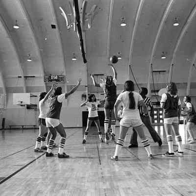 Girls' basketball game, Date unknown: Frame 22c