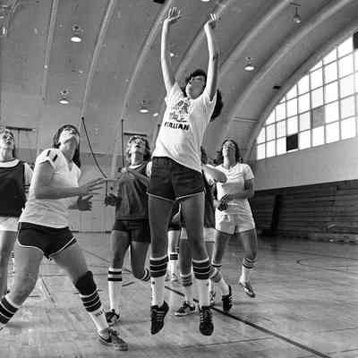 Girls' basketball game, Date unknown: Frame 23c