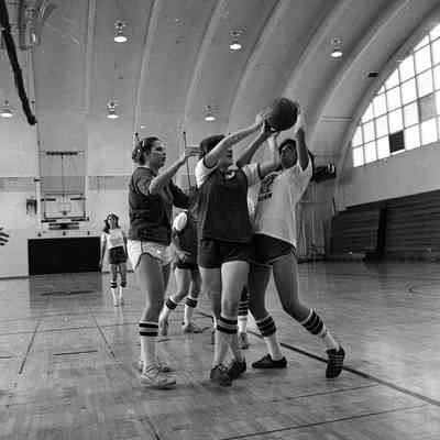Girls' basketball game, Date unknown: Frame 25c