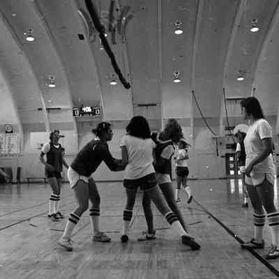 Girls' basketball game, Date unknown: Frame 28c