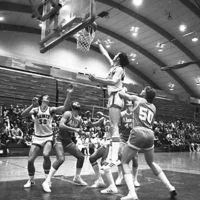 Saint Martin's University v. Alaska basketball game, Marcus Pavilion, St. Martin's University, Date unknown: Frame 30b