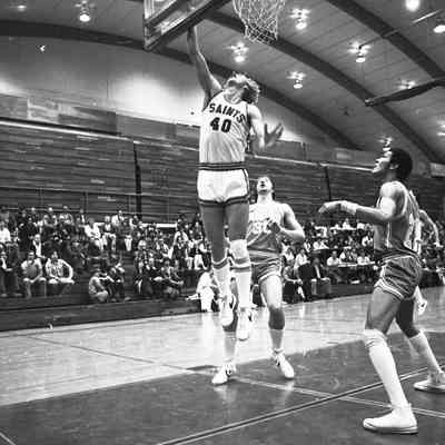 Saint Martin's University v. Alaska basketball game, Marcus Pavilion, St. Martin's University, Date unknown: Frame 32b