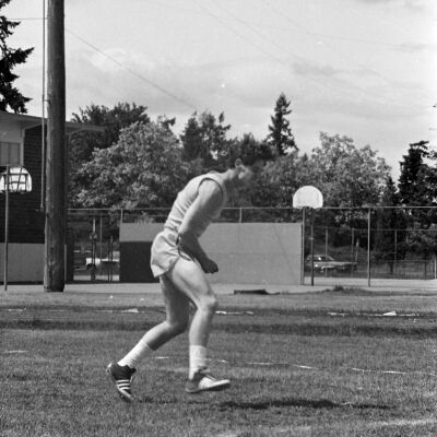 First annual North Thurston Decathalon-Pentathlon, 1973: Frame 19a