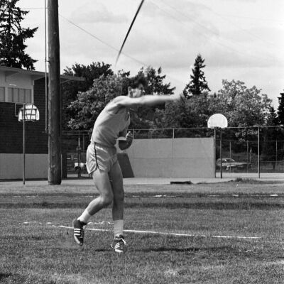 First annual North Thurston Decathalon-Pentathlon, 1973: Frame 23a