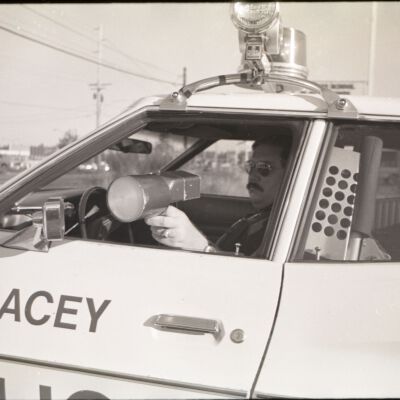 Lacey police officer Ed Jones, 1976: Frame 1