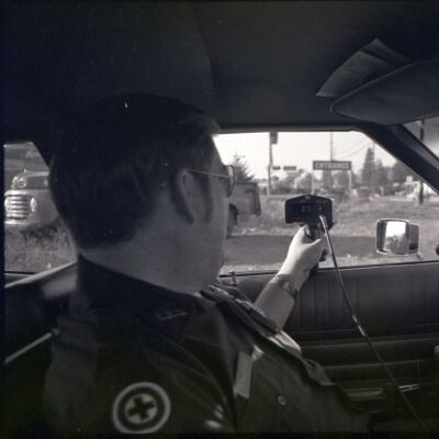 Lacey Police Radar Unit, 1976