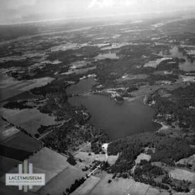 Aerial of Pattison Lake, 1948