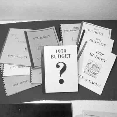 1979 Lacey Budget Display, 1979.