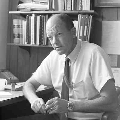 Ken Stevens Poses for Lacey Leader