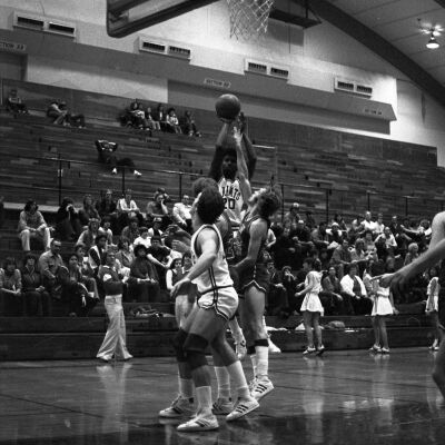 Saint Martin's vs. Simon Fraser, Men's Basketball, 1980