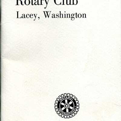 Rotary Club Lacey, Washington Membership Roster 1973-1974