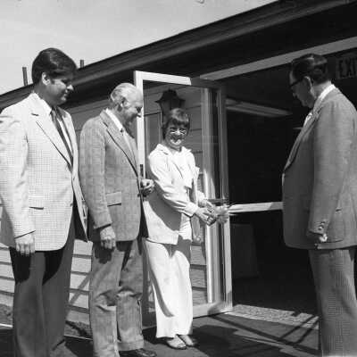 Lacey Bank Ribbon Cutting, 1979