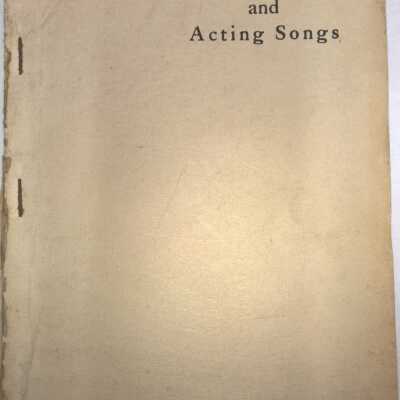 Humorous Drills and Acting Songs