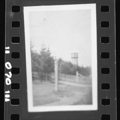 Water Tower: Copyright: Saint Martin's Archives, probably; Origsize: 1" x 1 1/2"; Origformat: Negative; Resolution: 3200 dpi; Negno: 070