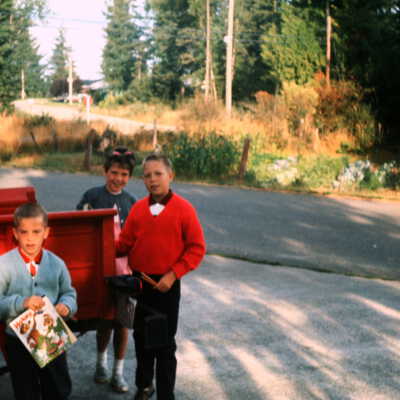 Richard, Becky and David Chamberlain, September 1966