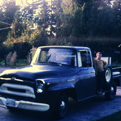 Richard Chamberlain on his dad's International Truck, Summer 1967