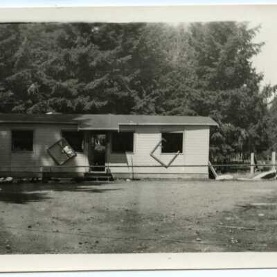 J. A. Denn Powder Co. Office with Windows Blown Out, 1934