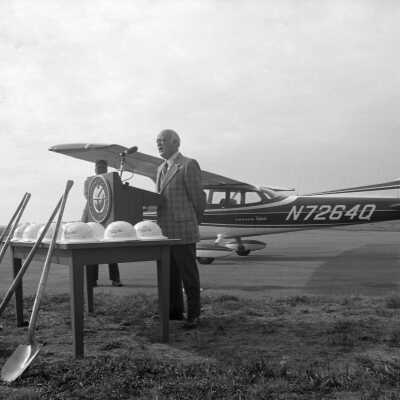 Olympia Airport Dedication, October 1973: Frame 25