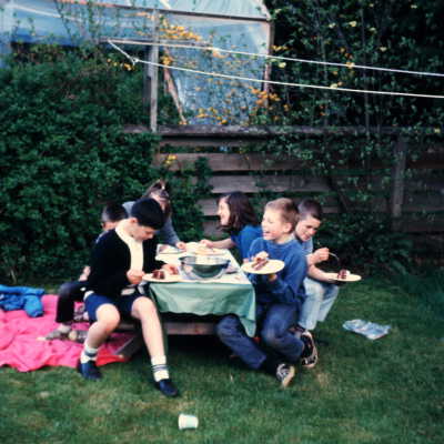 Neighborhood club anniversary party, c. 1966