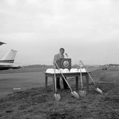 Olympia Airport Dedication, October 1973: Frame 22