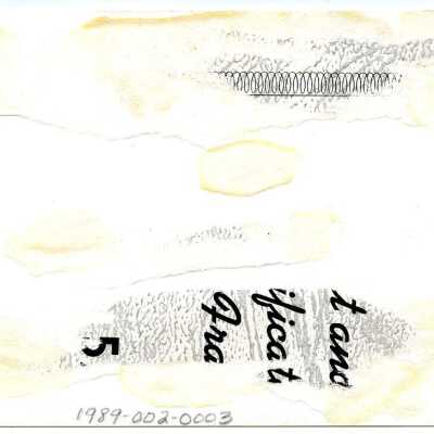 Reverse of 1989-002-0003: Origformat: Photographic; Resolution: 200 dpi