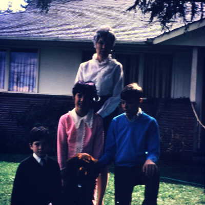 Margaret Chamberlain and her children, c. 1968-1969