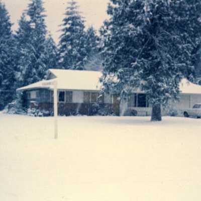 1720 Cedar Snow Scene: Copyright: Lacey Museum; Origformat: Slide; Resolution: 96 dpi