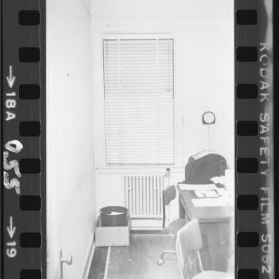 Interior of the KGY Radio Station teletype room, Olympia
