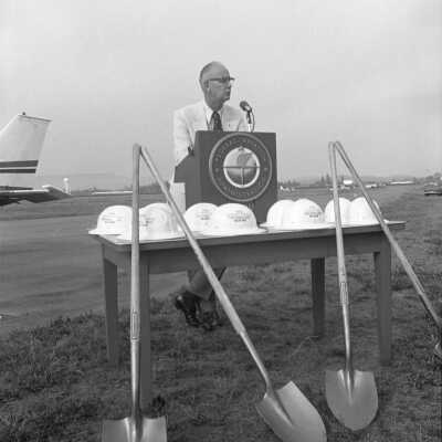 Olympia Airport Dedication, October 1973: Frame 28