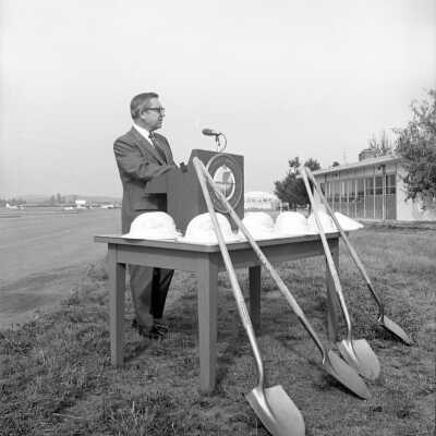 Olympia Airport Dedication, October 1973: Frame 29