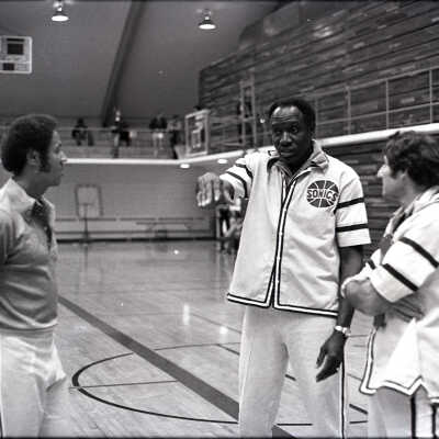 Sonics Training Camp, Saint Martin's vs. Pacific Lutheran Basketball, Kids Soccer, Football, 1977