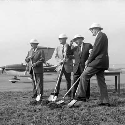 Olympia Airport Dedication, October1973: Frame 33