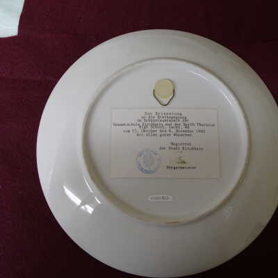 Plate, Commemorative