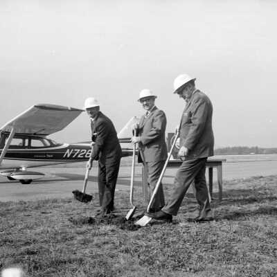 Olympia Airport Dedication, October 1973: Frame 35
