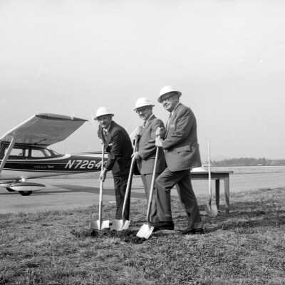 Olympia Airport Dedication, October 1973: Frame 36