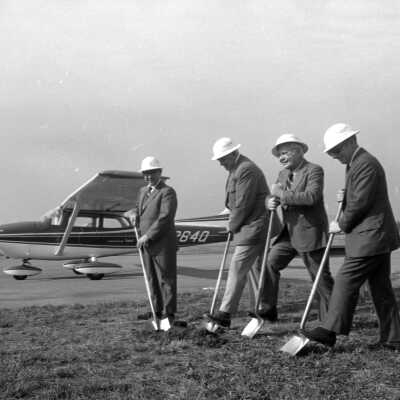 Olympia Airport Dedication, October 1973: Frame 37
