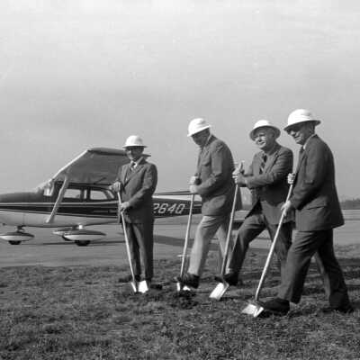 Olympia Airport Dedication, October 1973: Frame 39