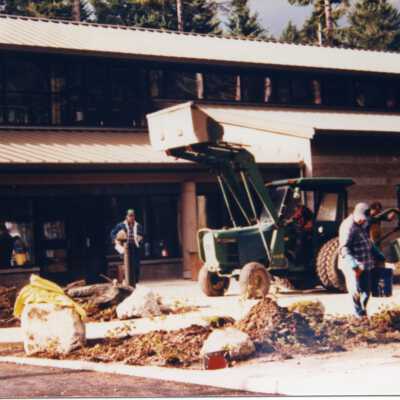 Lacey Timberland Library Landscaping, early 1991