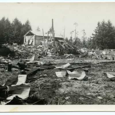 Building Debris After Powder Co. Explosion, 1934