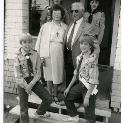 Group Photo at Gallagher House, c. 1986