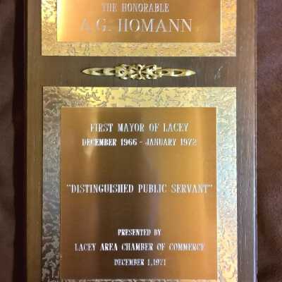 A. G. Homann Distinguished Public Servant Award, 1971