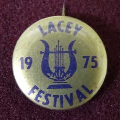 Lacey MAD Festival button: Copyright: Lacey Museum; Origformat: Artifact