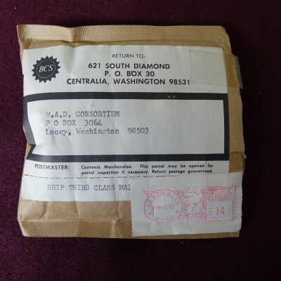 Envelope, Shipping